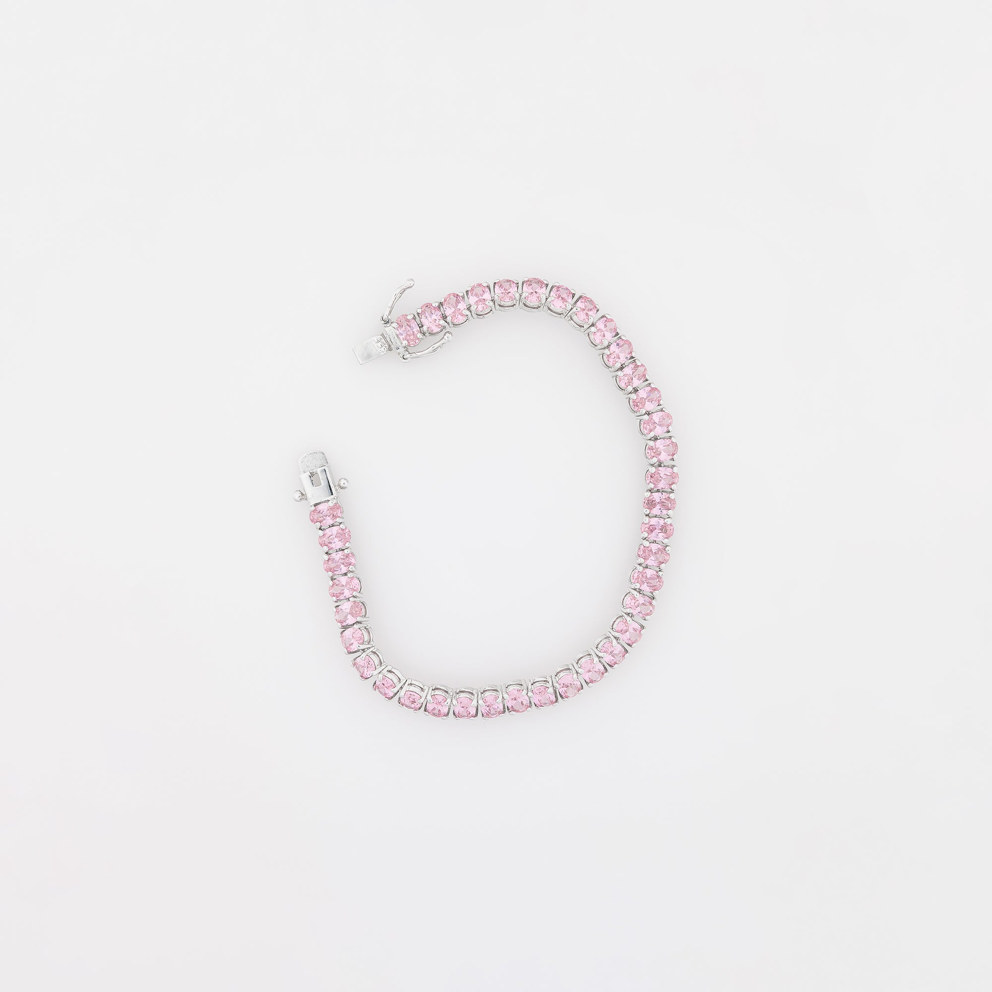 Pink CZ Tennis Bracelet