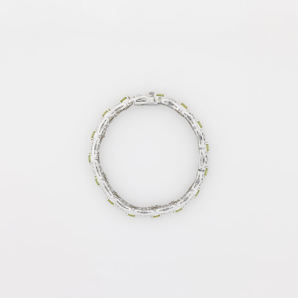 Green + Blue CZ Bracelet