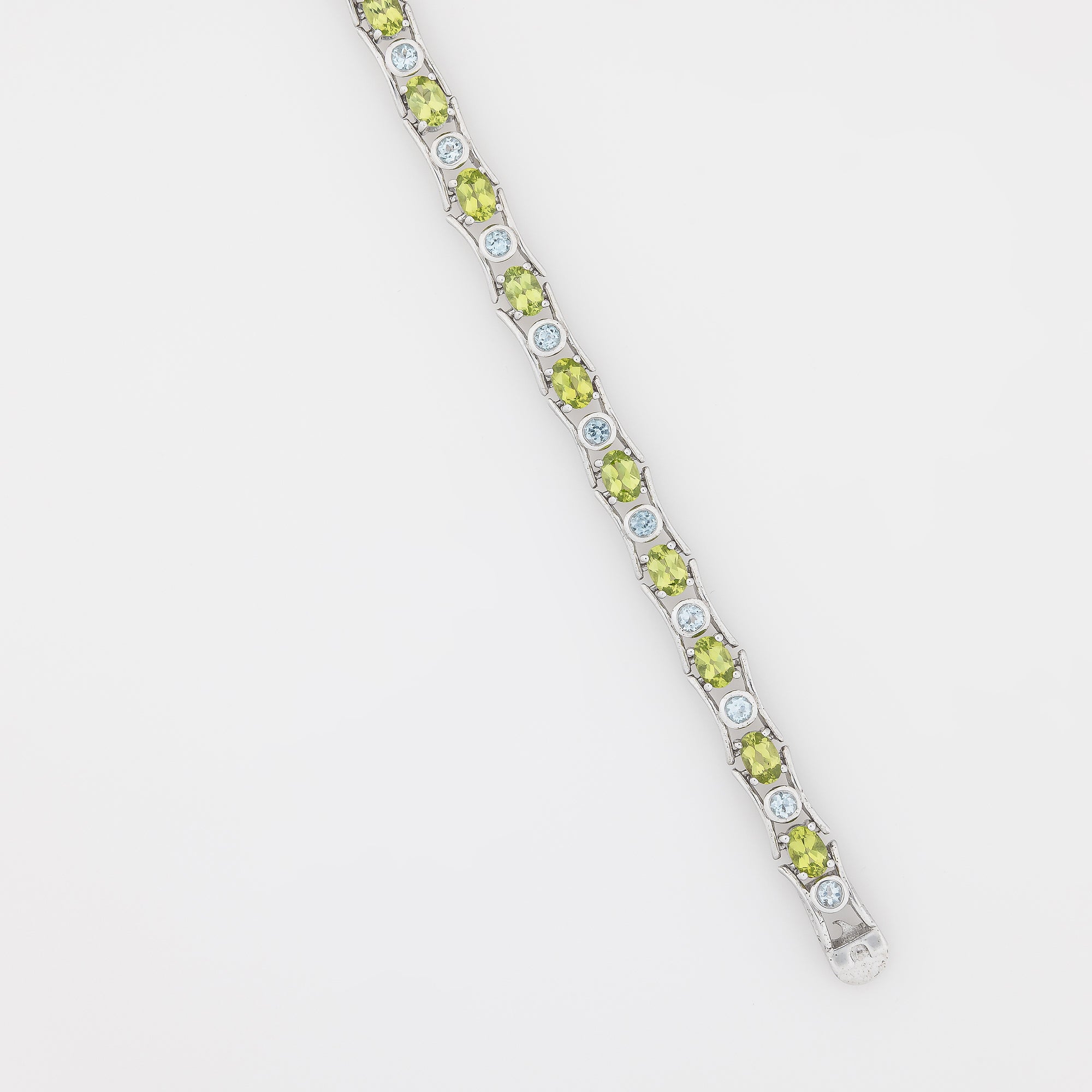 Green + Blue CZ Bracelet