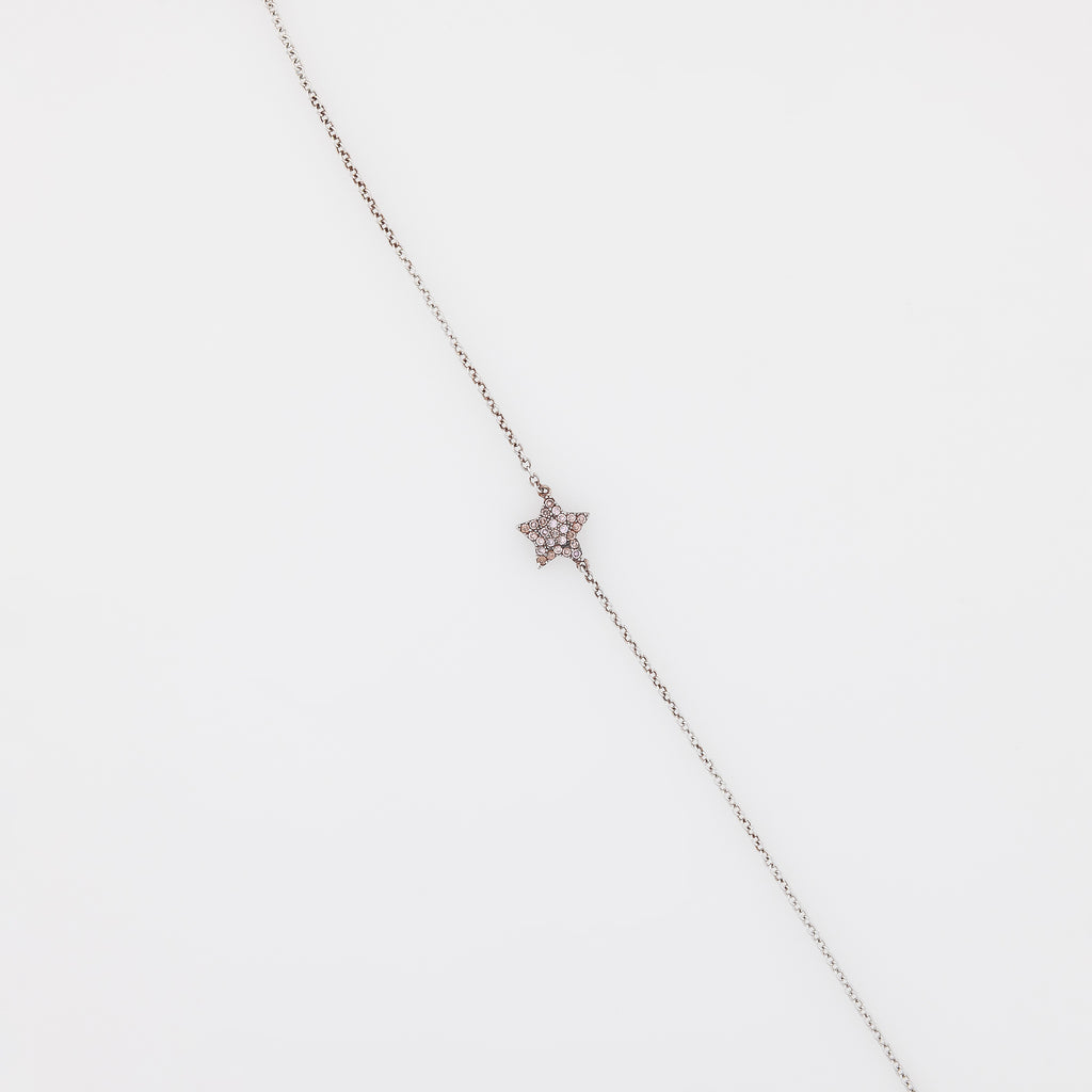 Pink Star CZ Bracelet