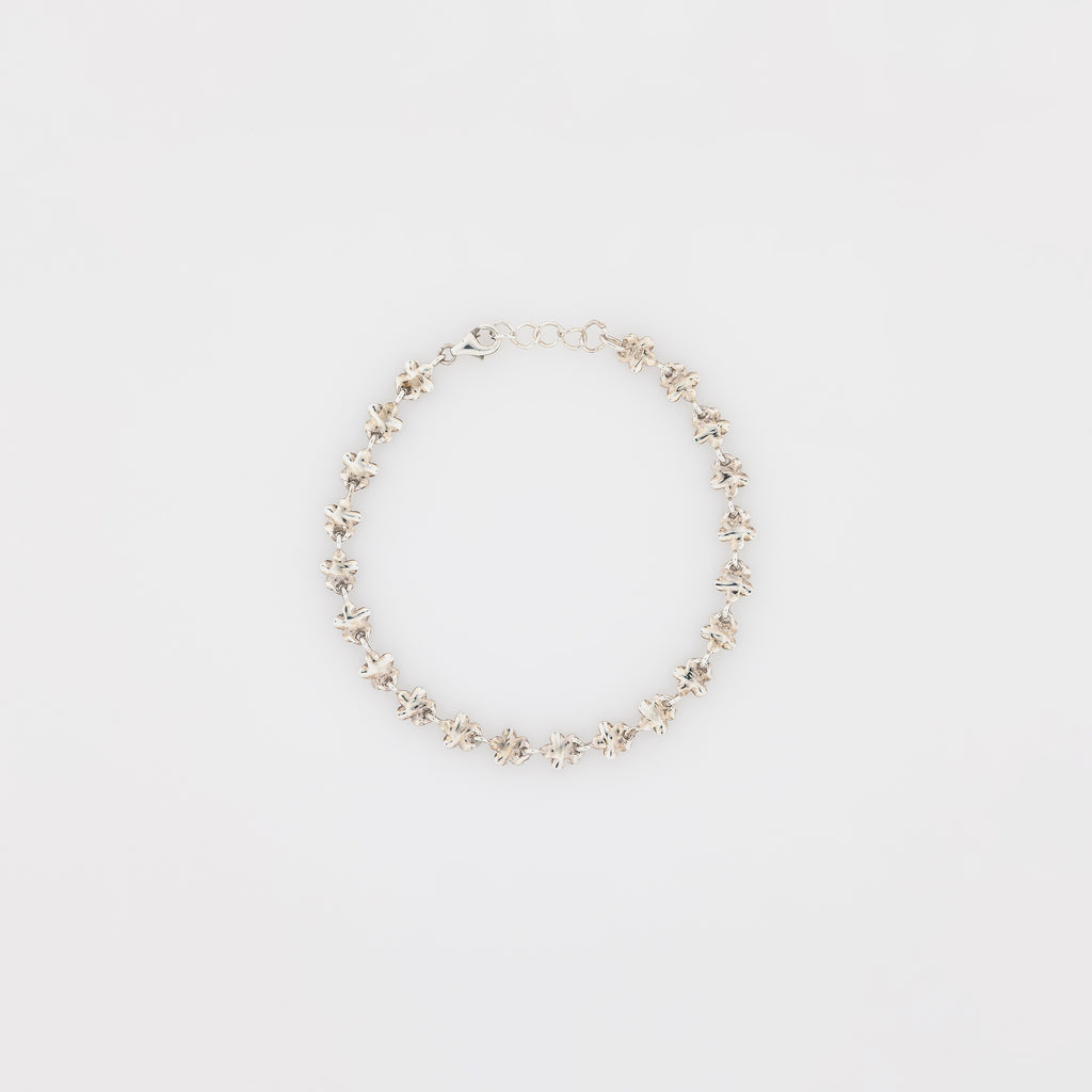 7mm Plumeria CZ Bracelet