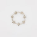 Seven Plumeria with Maile Leaves Bracelet