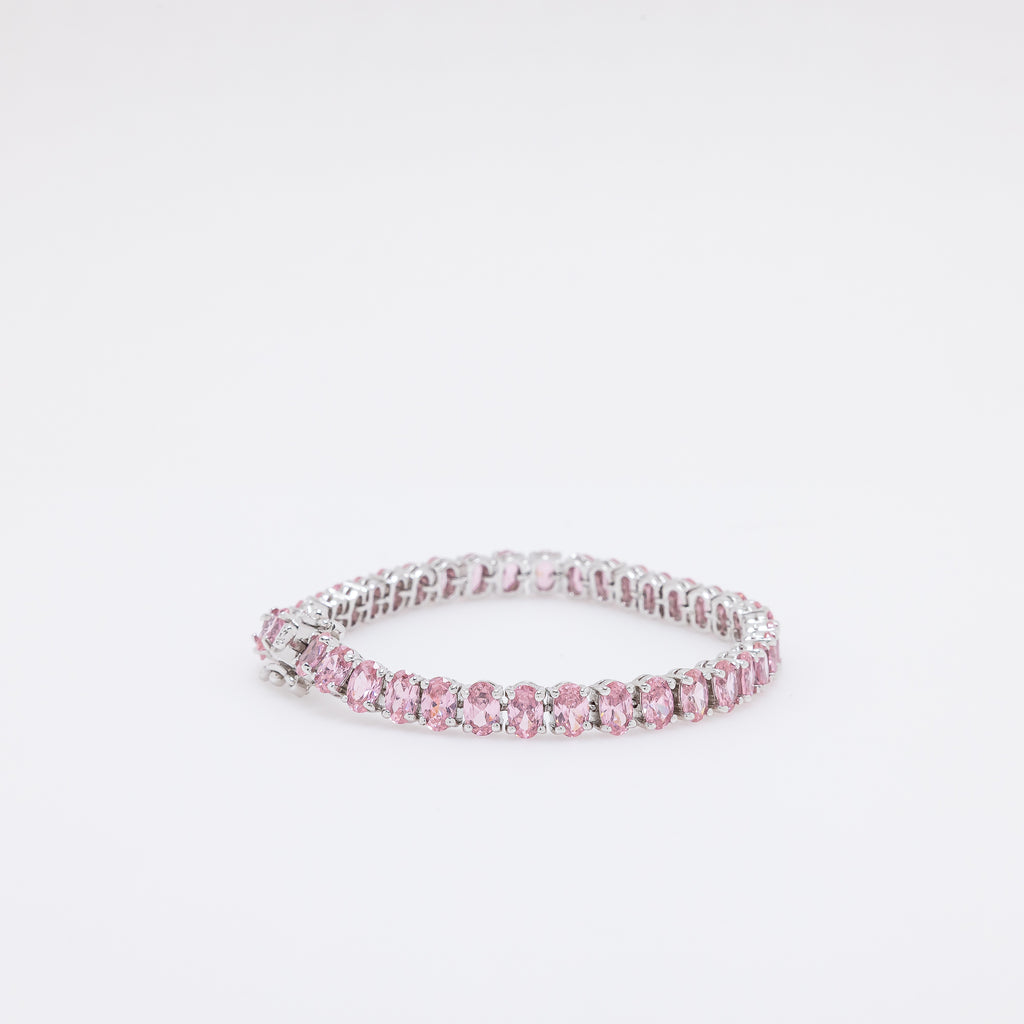 Pink CZ Tennis Bracelet