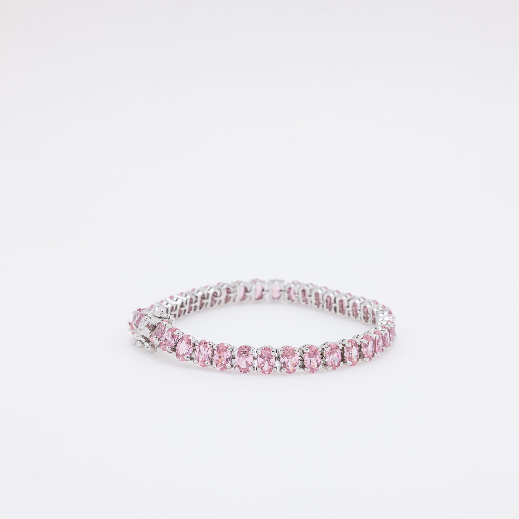 Pink CZ Tennis Bracelet