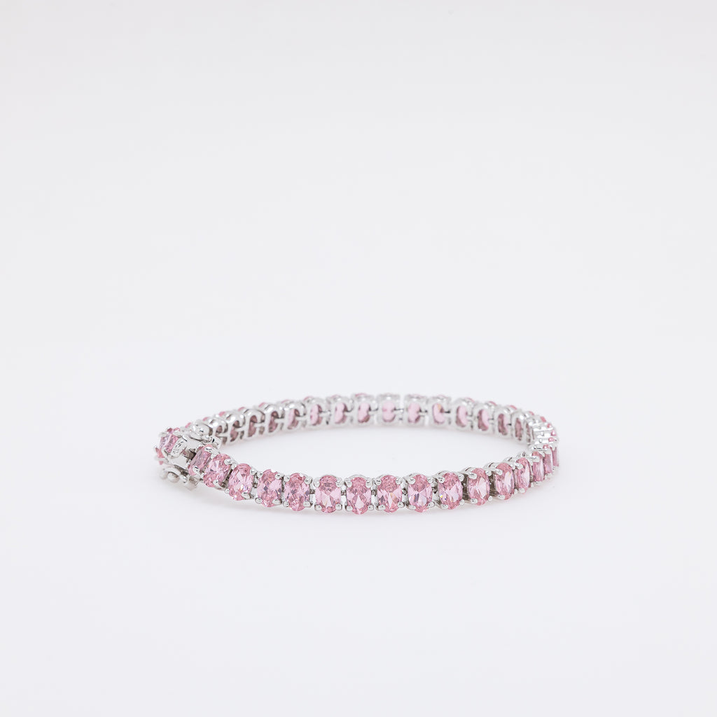 Pink CZ Tennis Bracelet