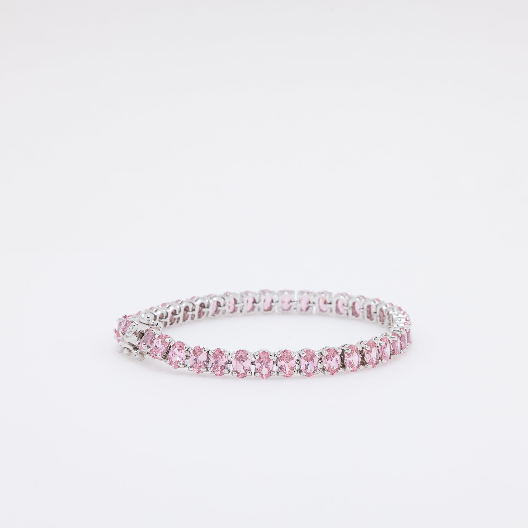 Pink CZ Tennis Bracelet