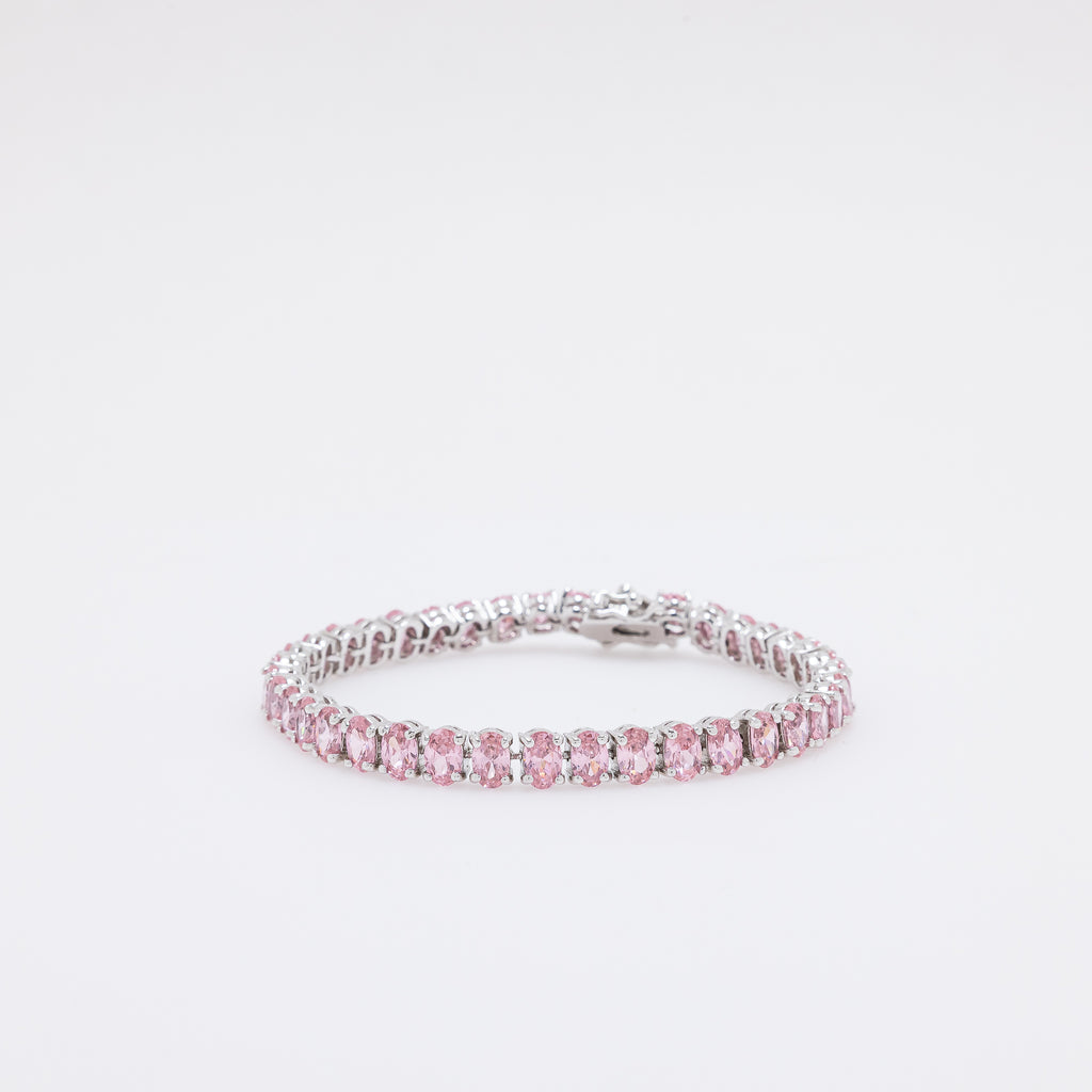 Pink CZ Tennis Bracelet