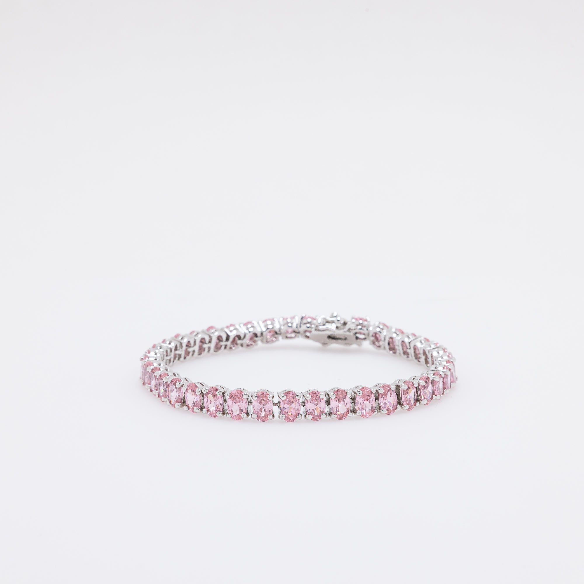 Pink CZ Tennis Bracelet