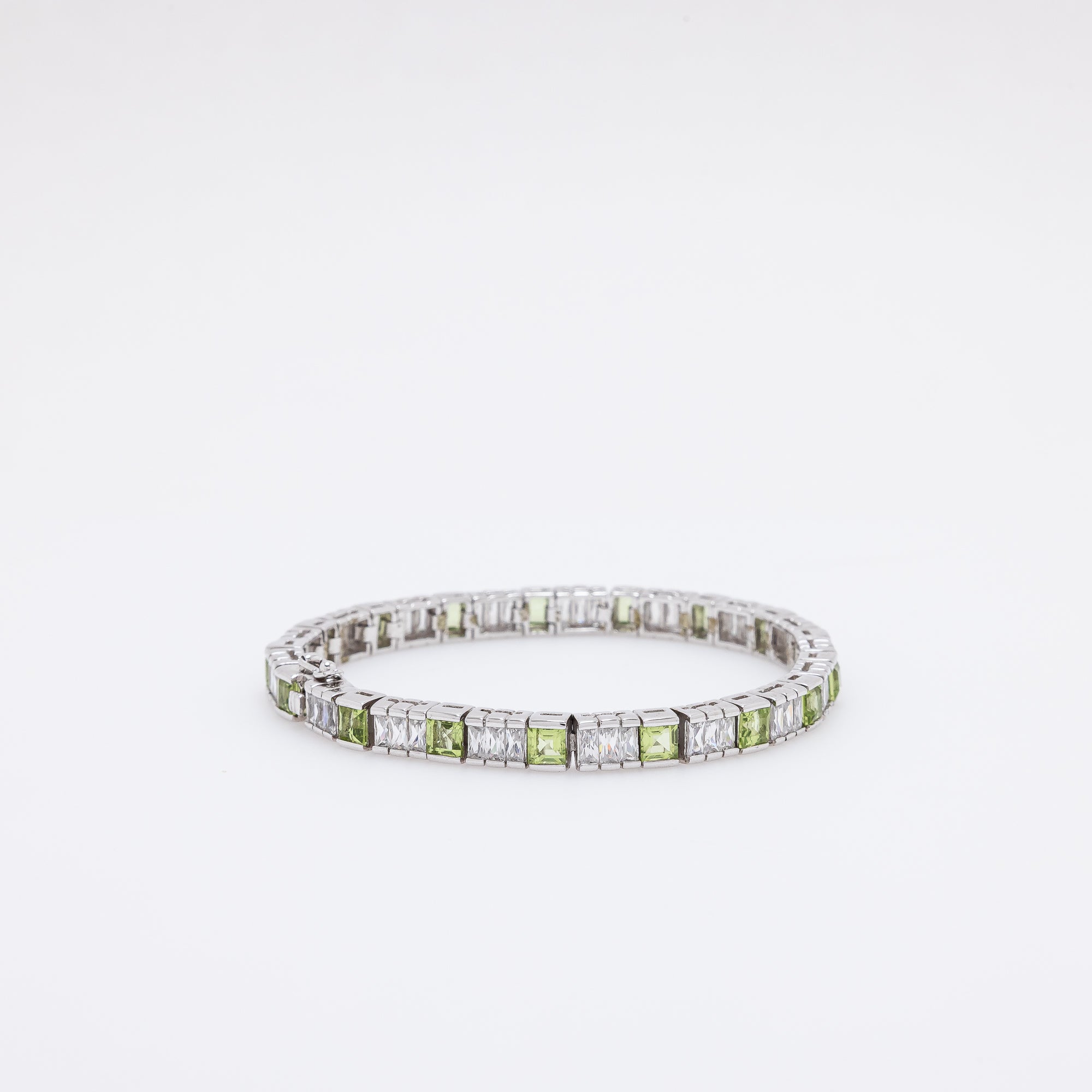 Lime Green + Classic CZ Tennis Bracelet