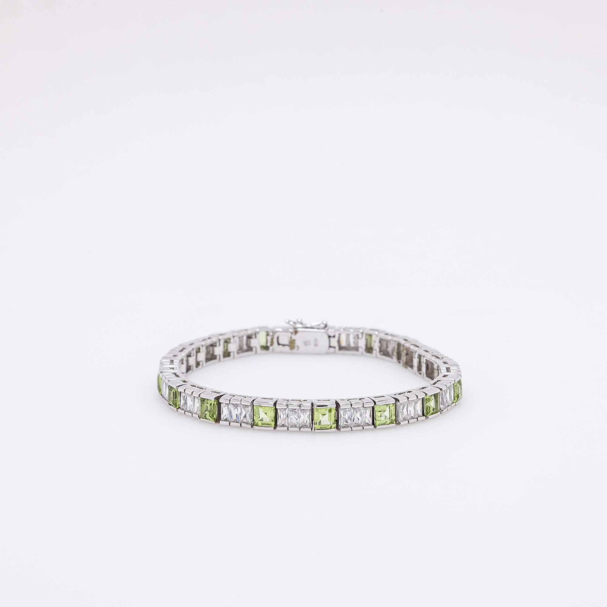 Lime Green + Classic CZ Tennis Bracelet