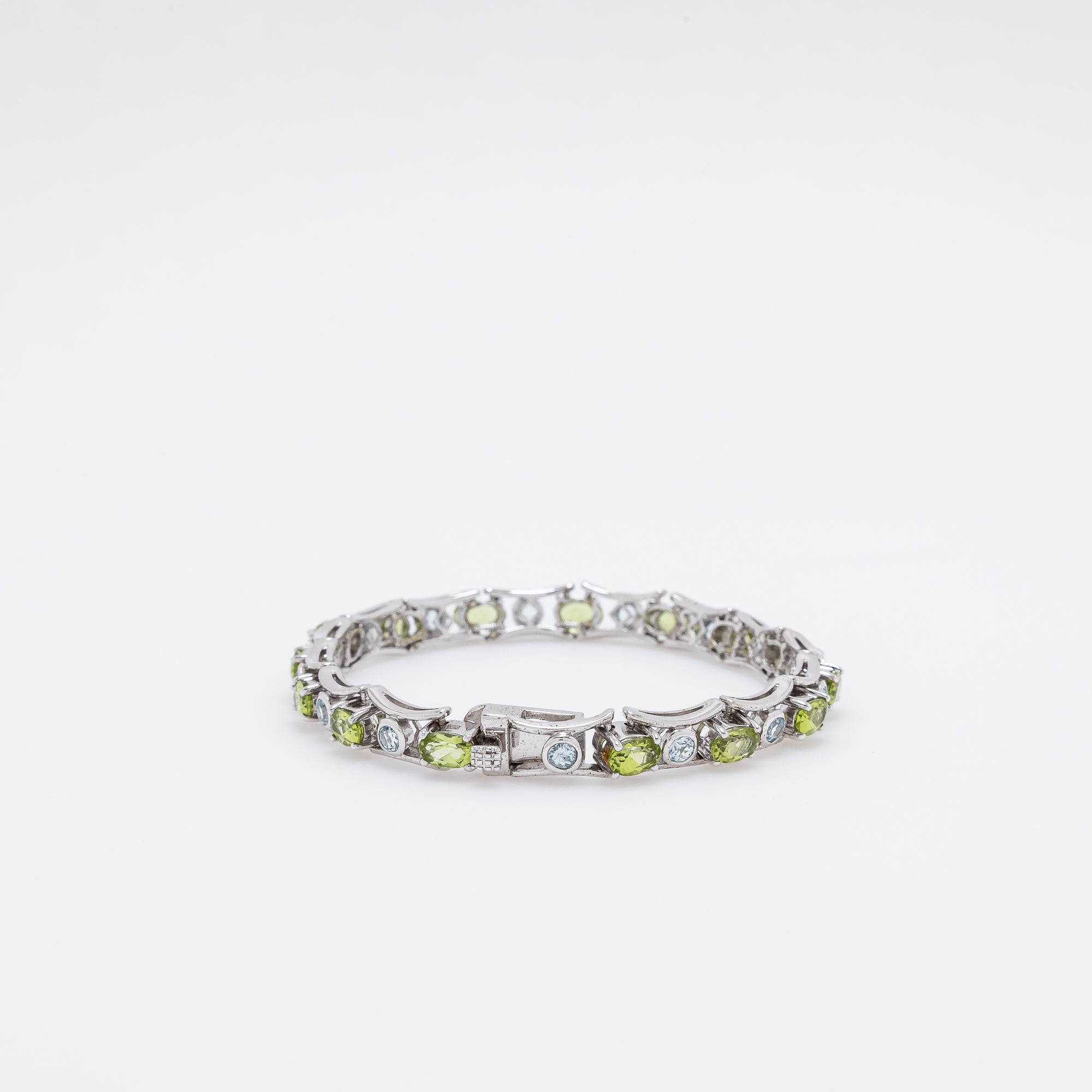 Green + Blue CZ Bracelet