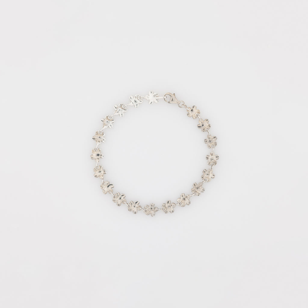 7mm Plumeria CZ Bracelet