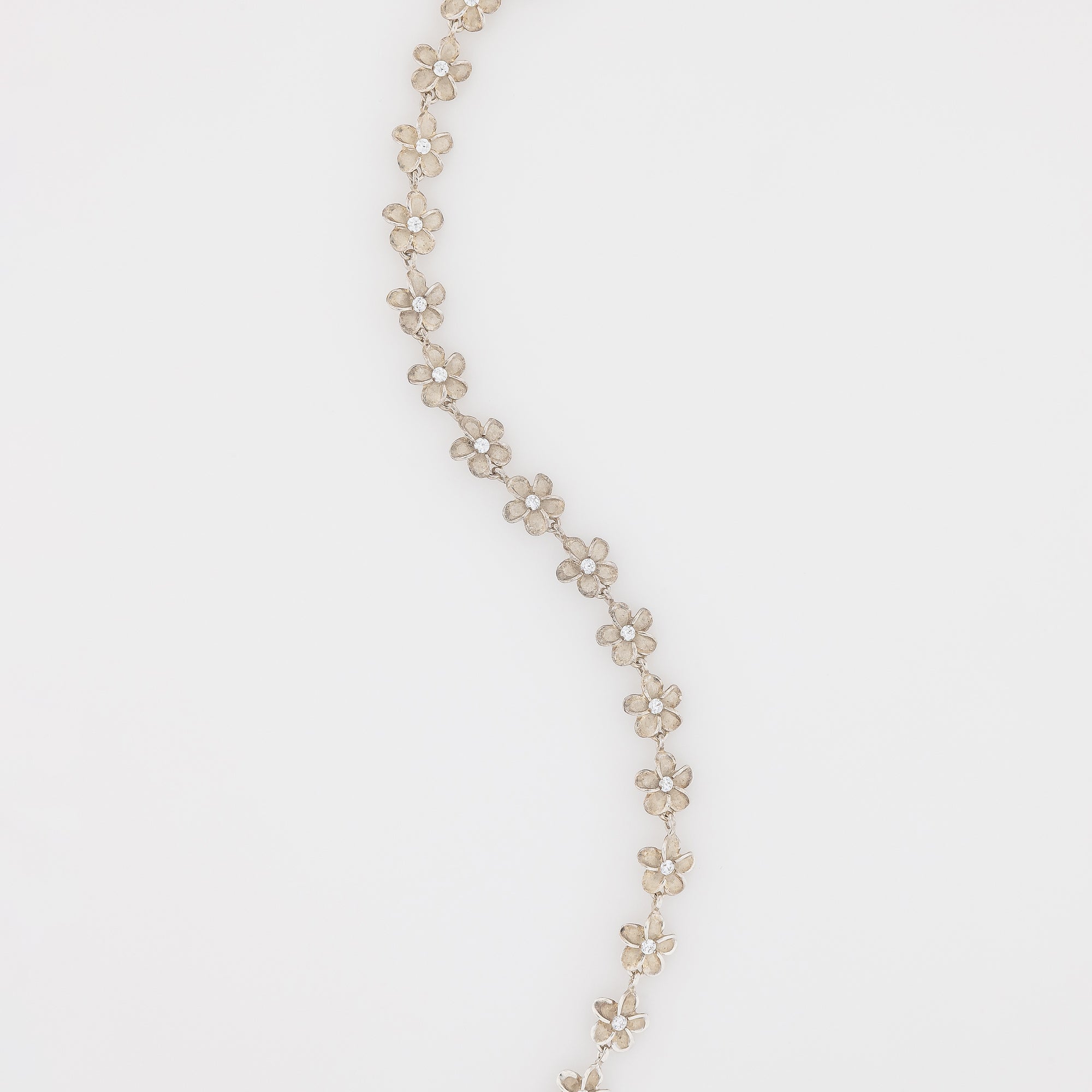 7mm Plumeria CZ Bracelet