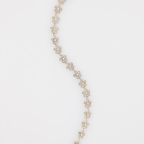 7mm Plumeria CZ Bracelet