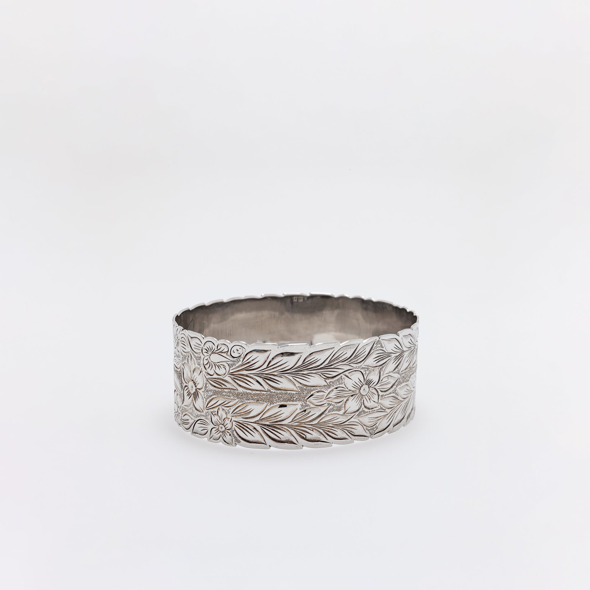 Chunky Plumeria Bangle