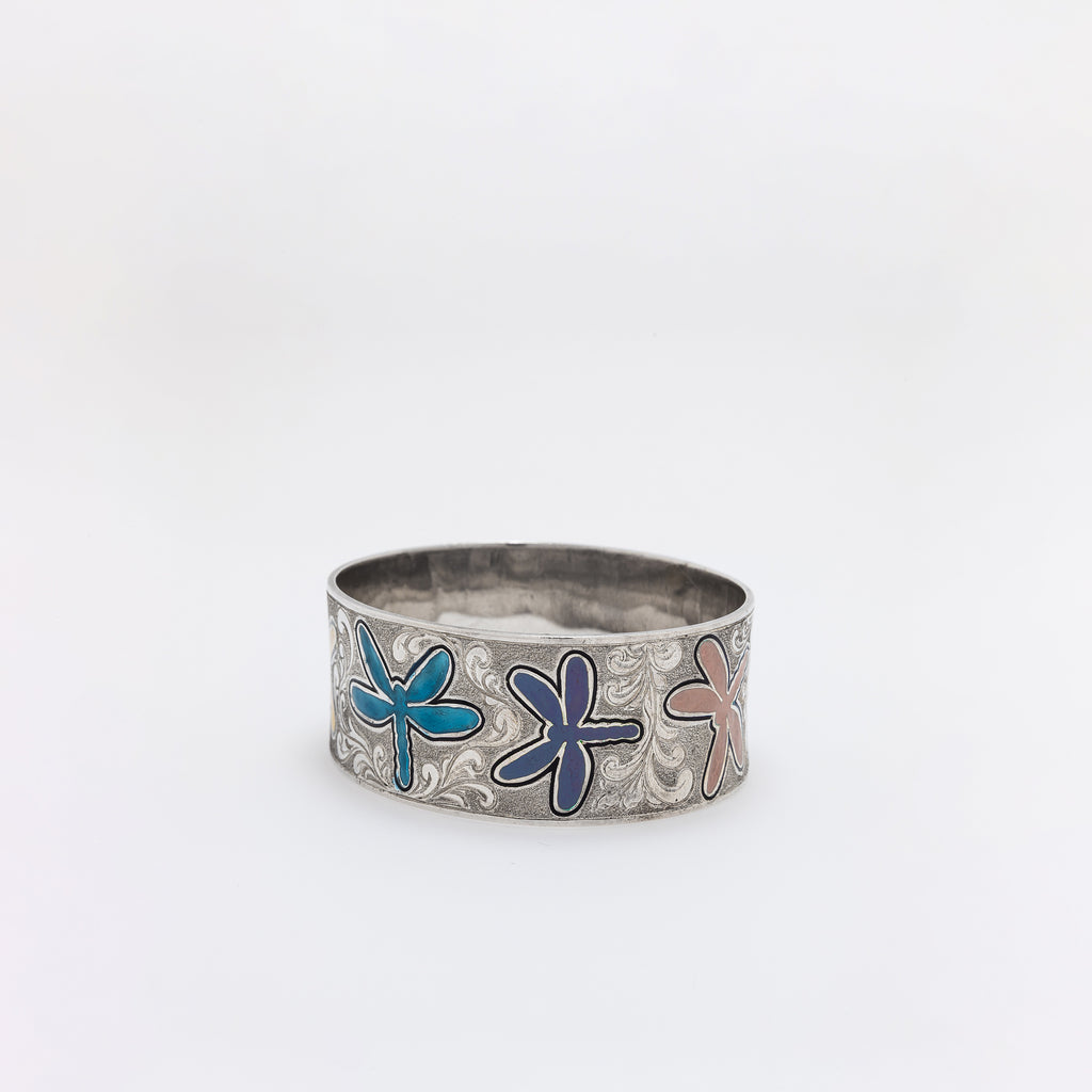 Rainbow Dragonfly Bangle