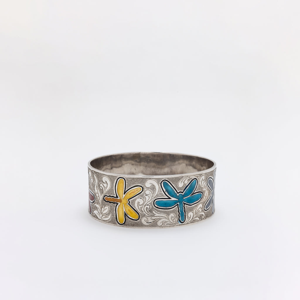Rainbow Dragonfly Bangle