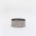 Triple Hibiscus Engraved Bangle