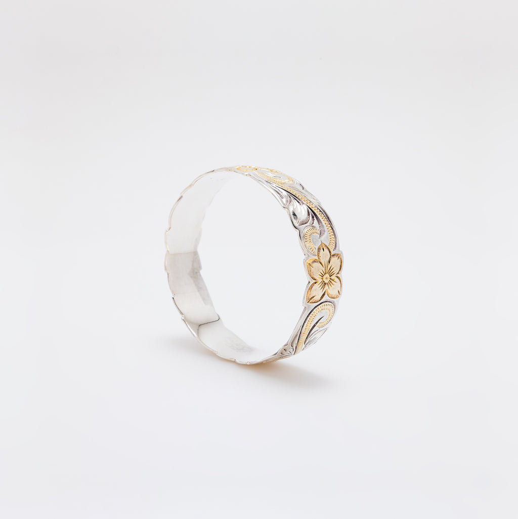 Four Plumeria Bangle Ver.2