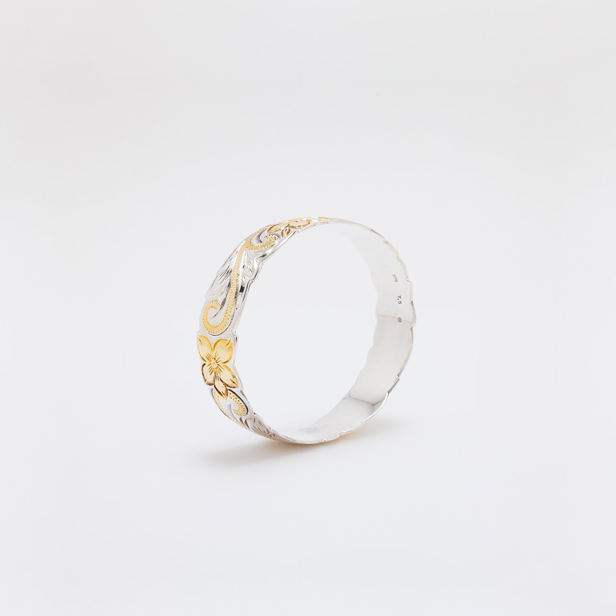 Four Plumeria Bangle Ver.2