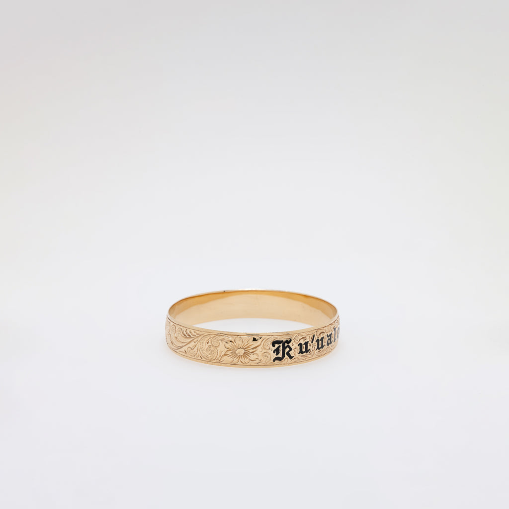 Ku'ualohaokalani Hawaiian Heirloom Bangle