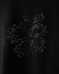 Swarovski Hibiscus Black T-Shirt
