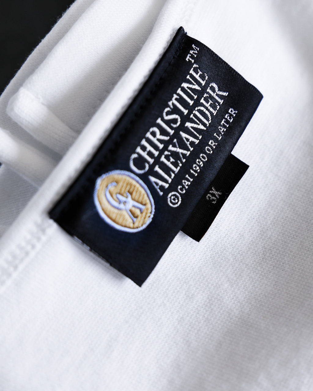 Swarovski Hibiscus White Longsleeve T-Shirt