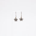 Dangling Textured Plumeria Earrings
