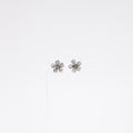 Emerald Plumeria Studs