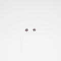 Baby Tanzanite Plumeria Studs in White Gold
