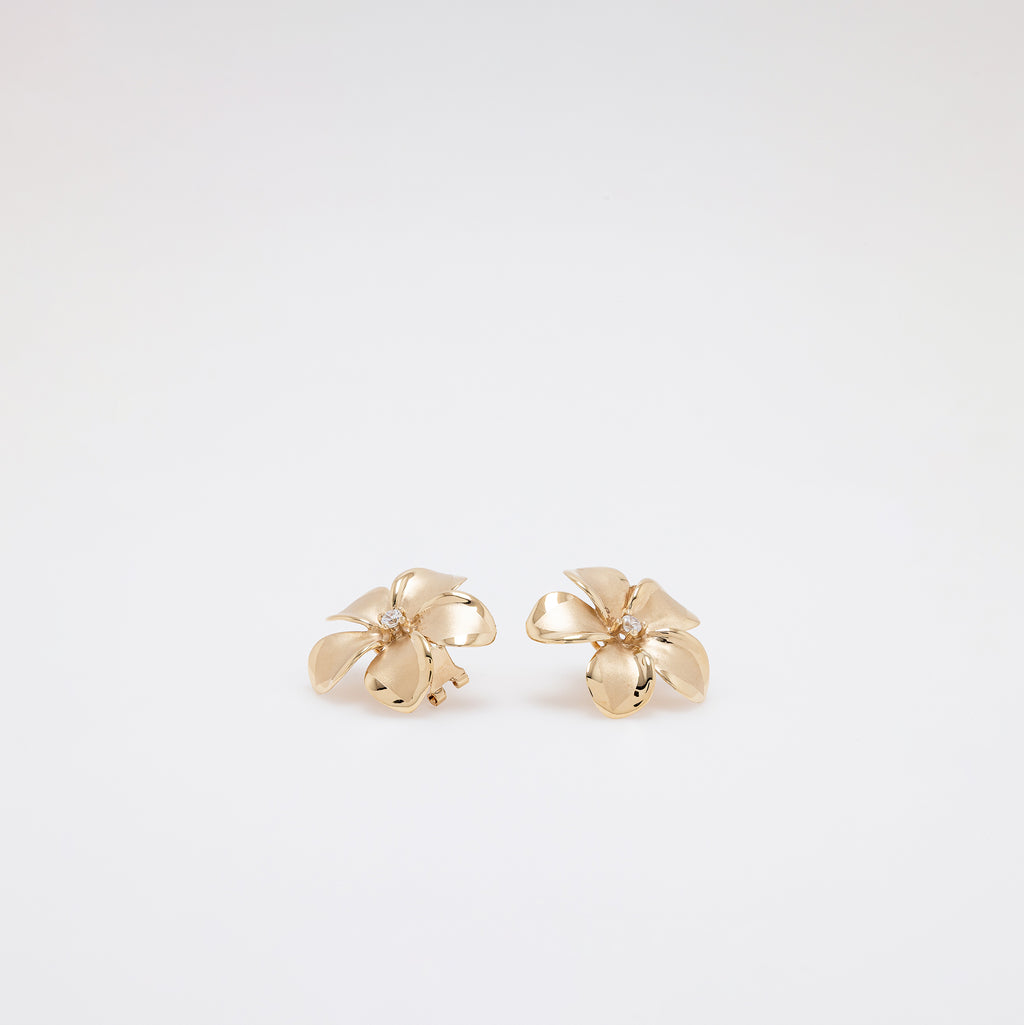 XL Plumeria Earrings