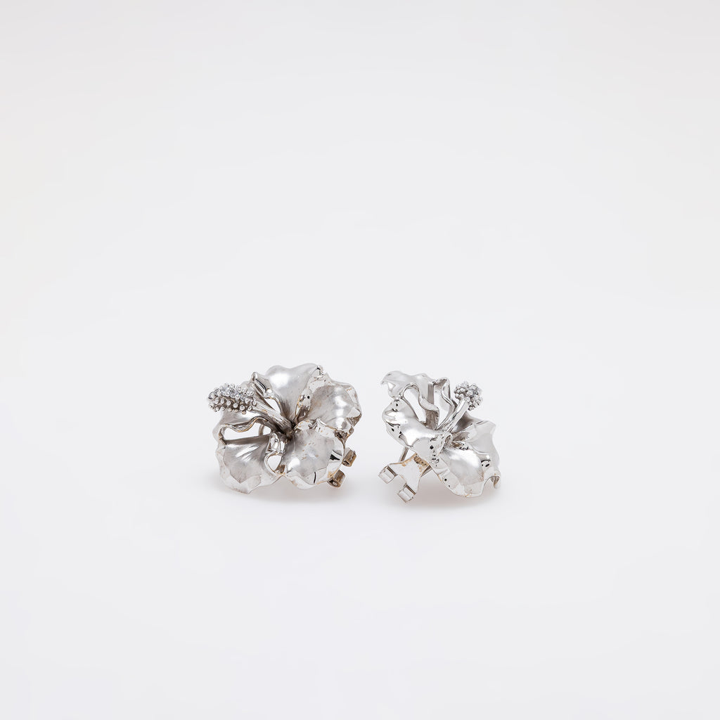 Large Hibiscus Earrings