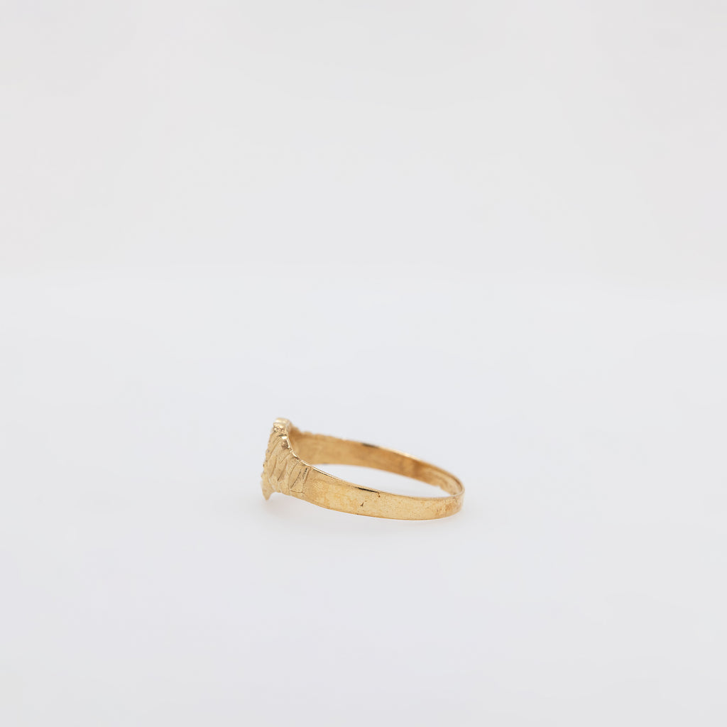 A Textured Love Ring