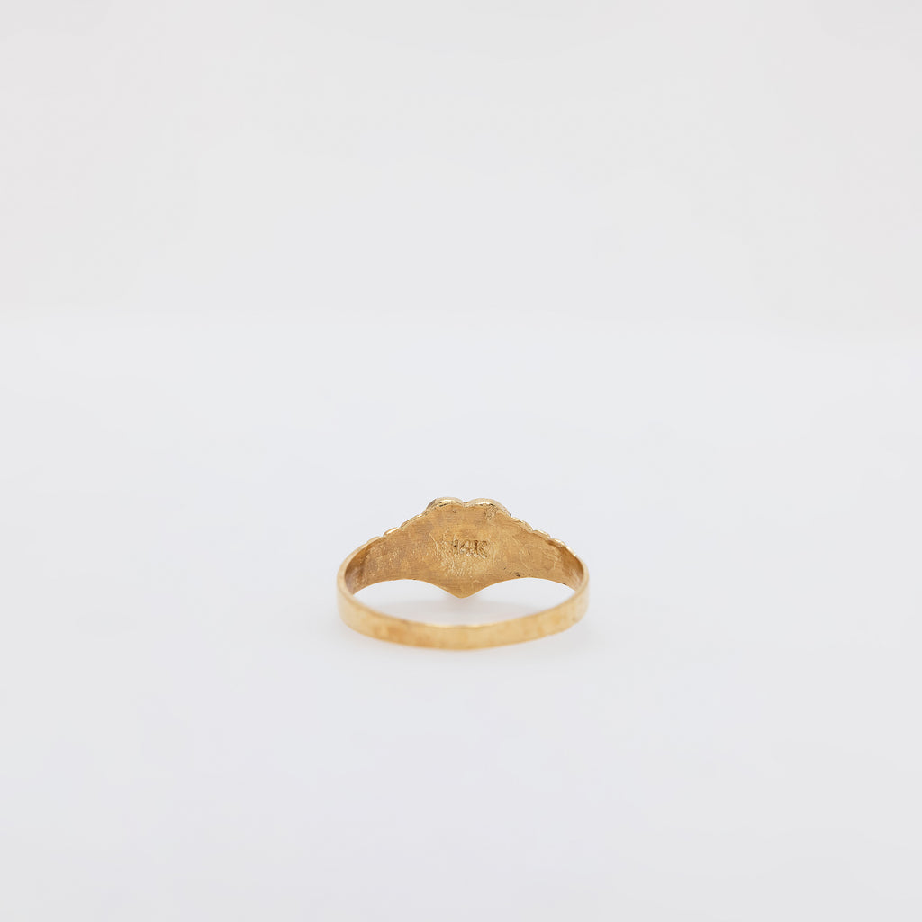 A Textured Love Ring