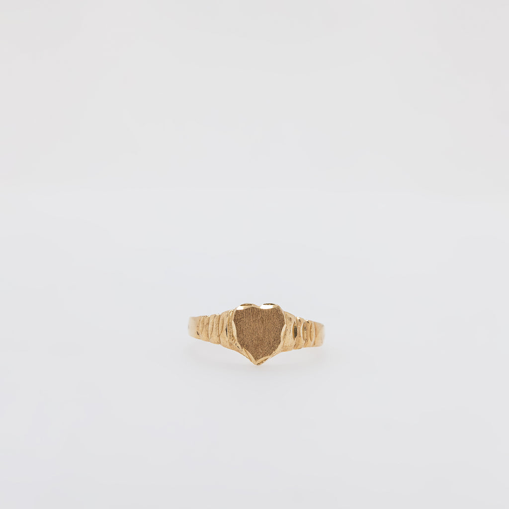 Burnished Love Ring