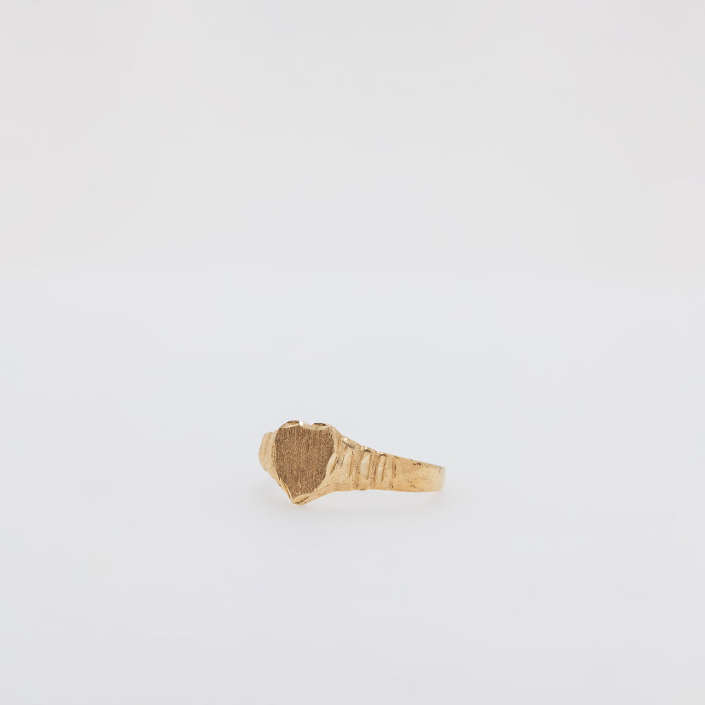 Burnished Love Ring