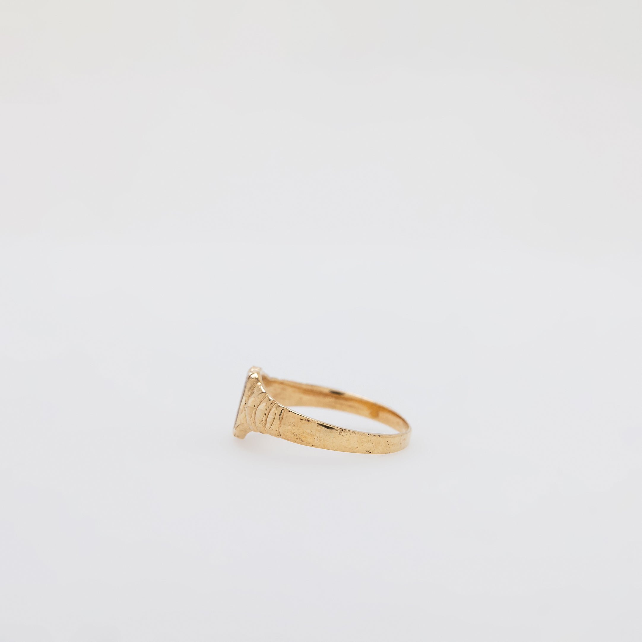 Burnished Love Ring