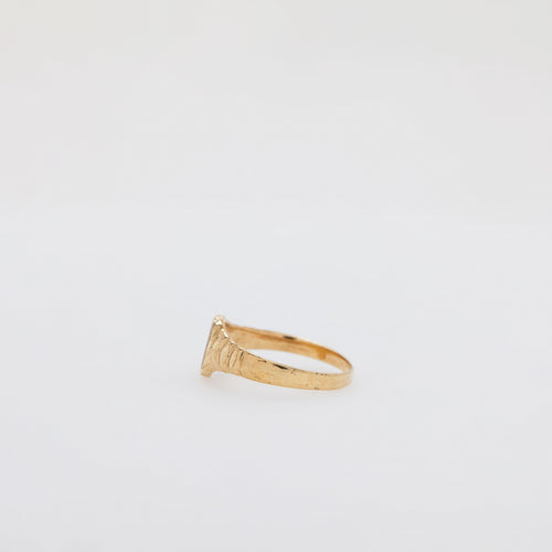 Burnished Love Ring