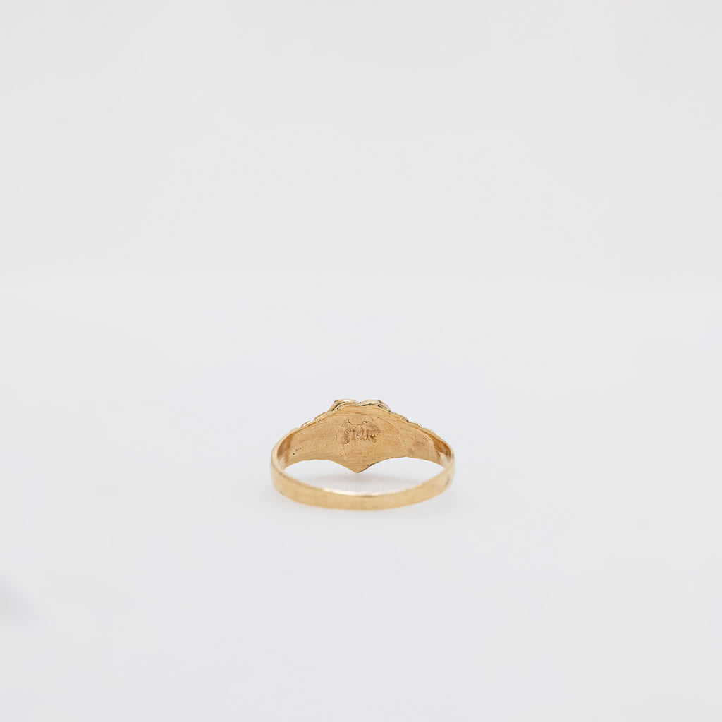 Burnished Love Ring