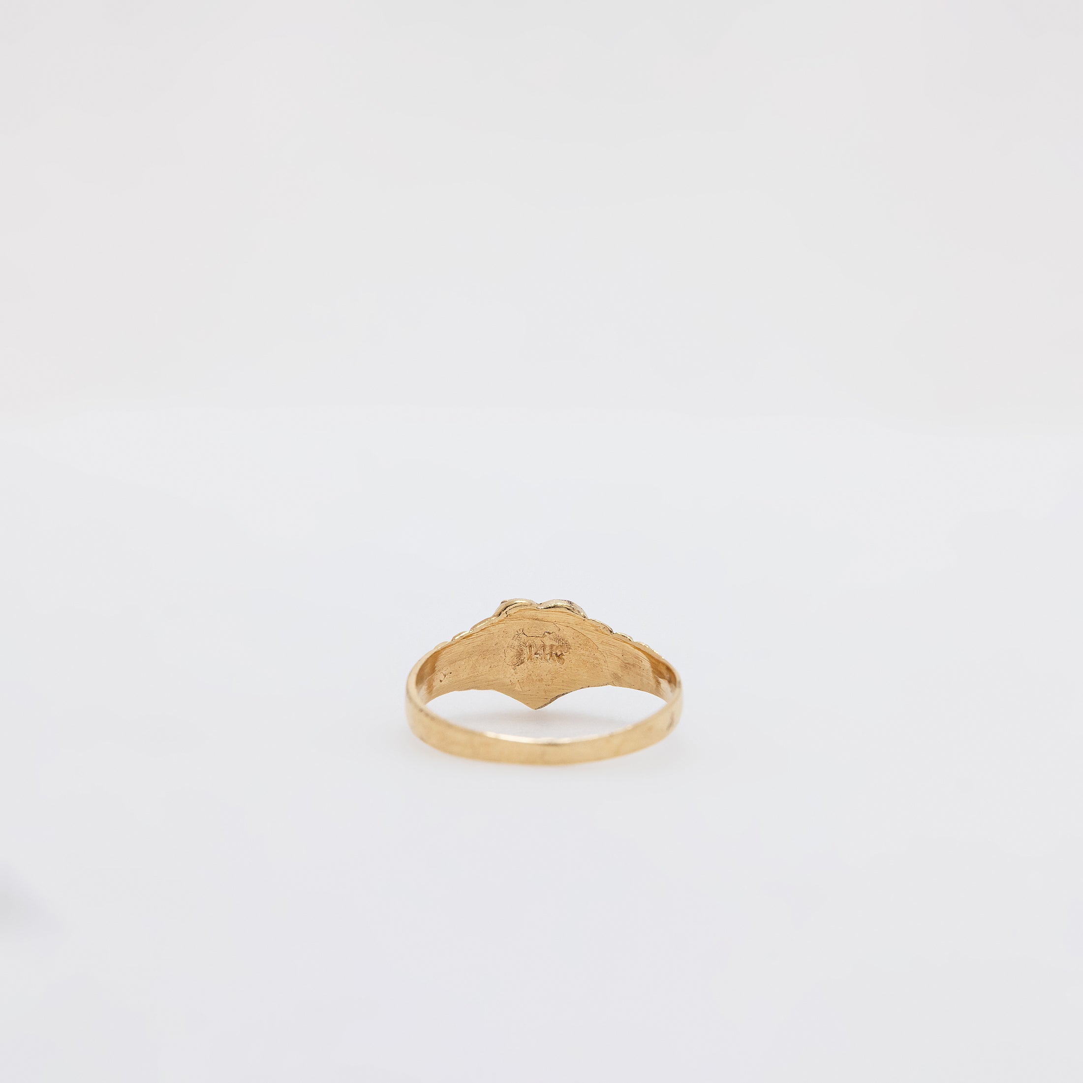 Burnished Love Ring