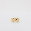 Double Puffed Love Ring