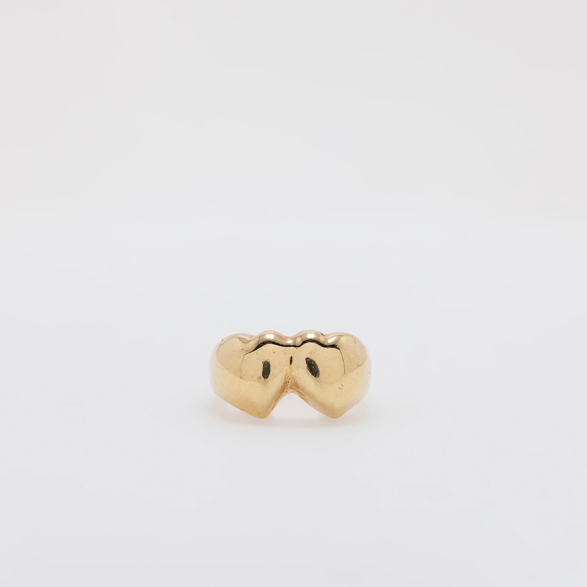Double Puffed Love Ring