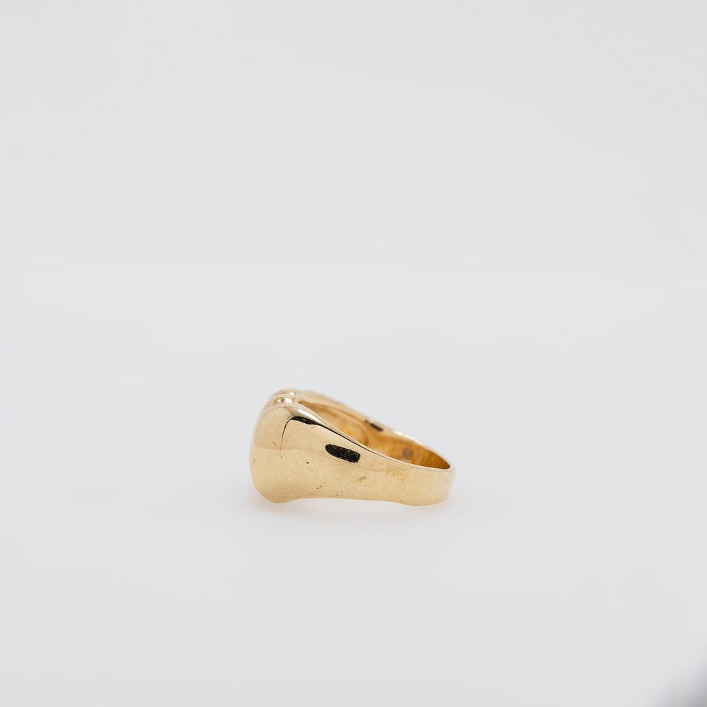 Double Puffed Love Ring