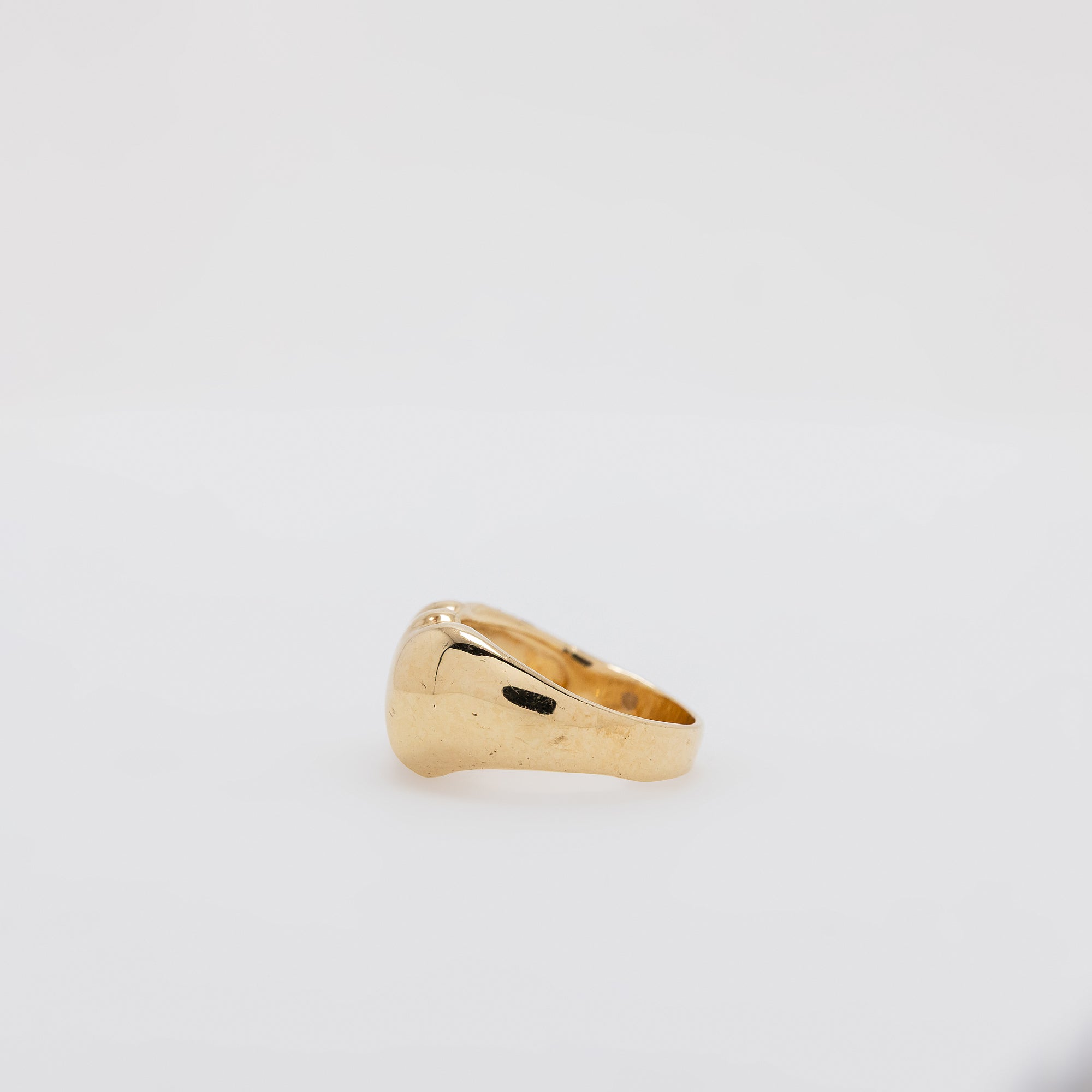 Double Puffed Love Ring