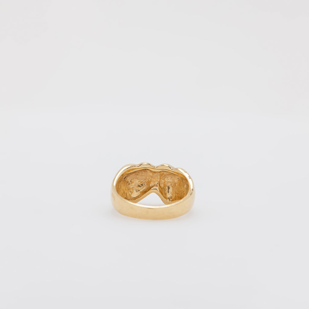 Double Puffed Love Ring
