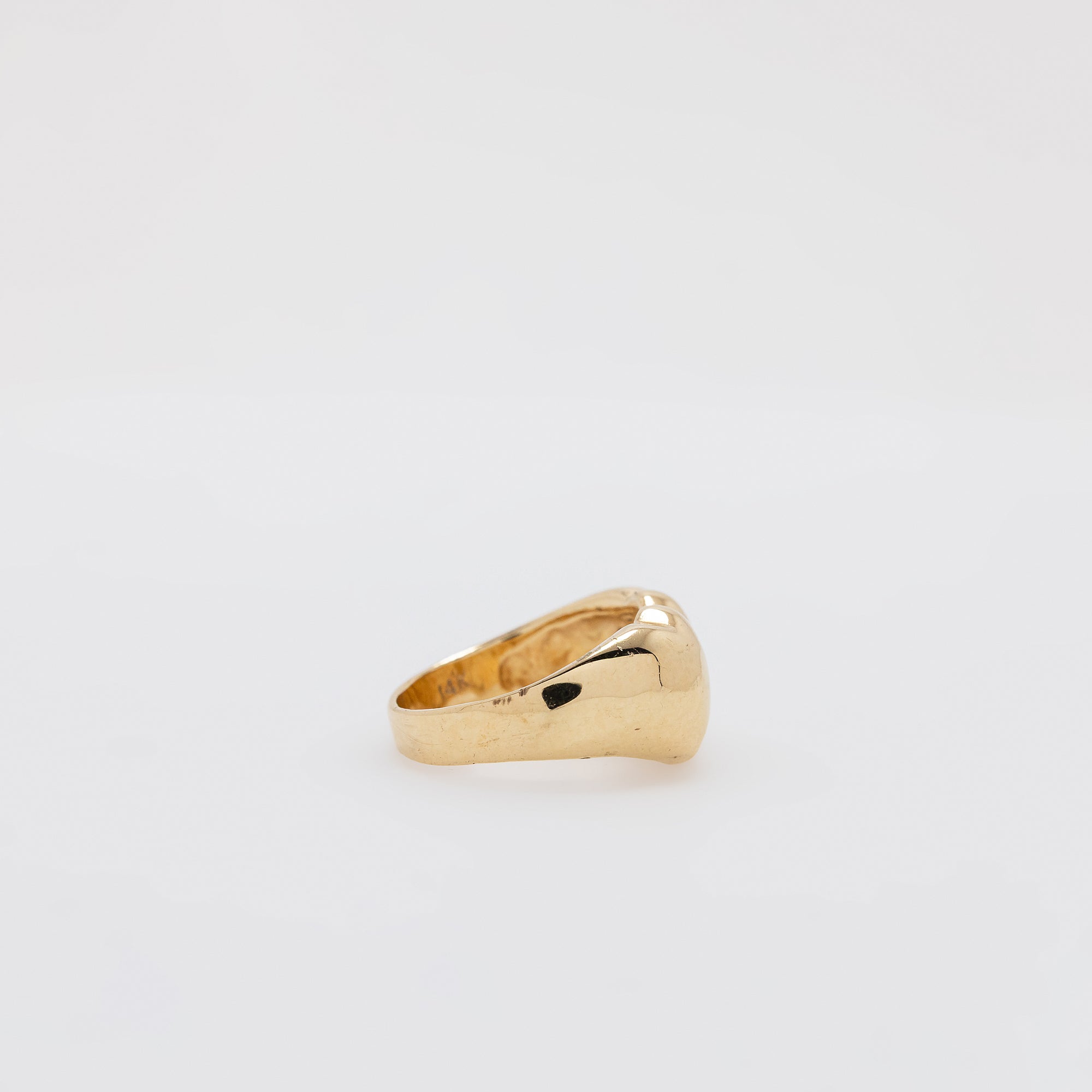 Double Puffed Love Ring