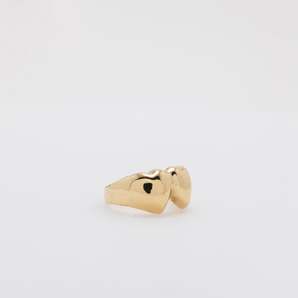 Double Puffed Love Ring