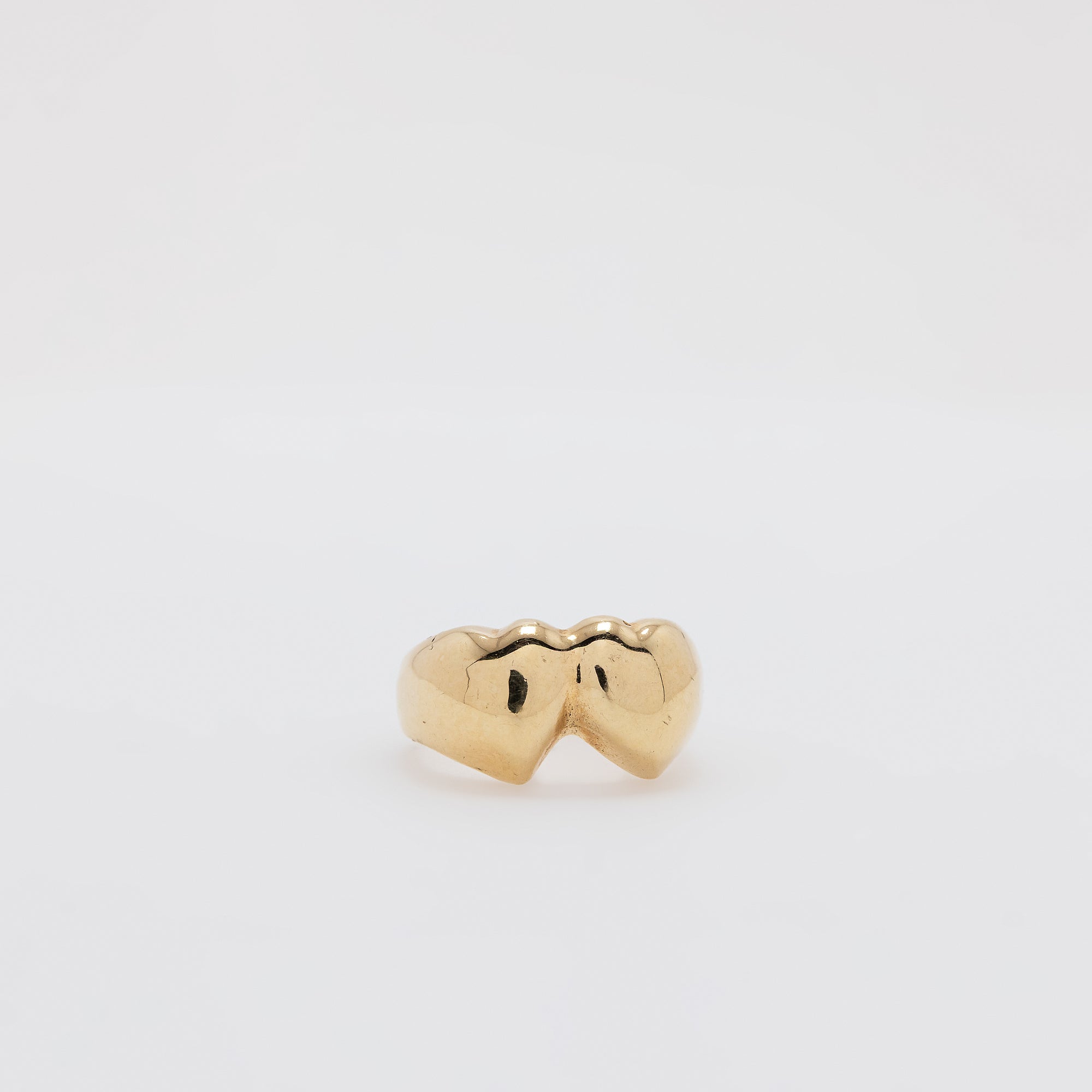 Double Puffed Love Ring