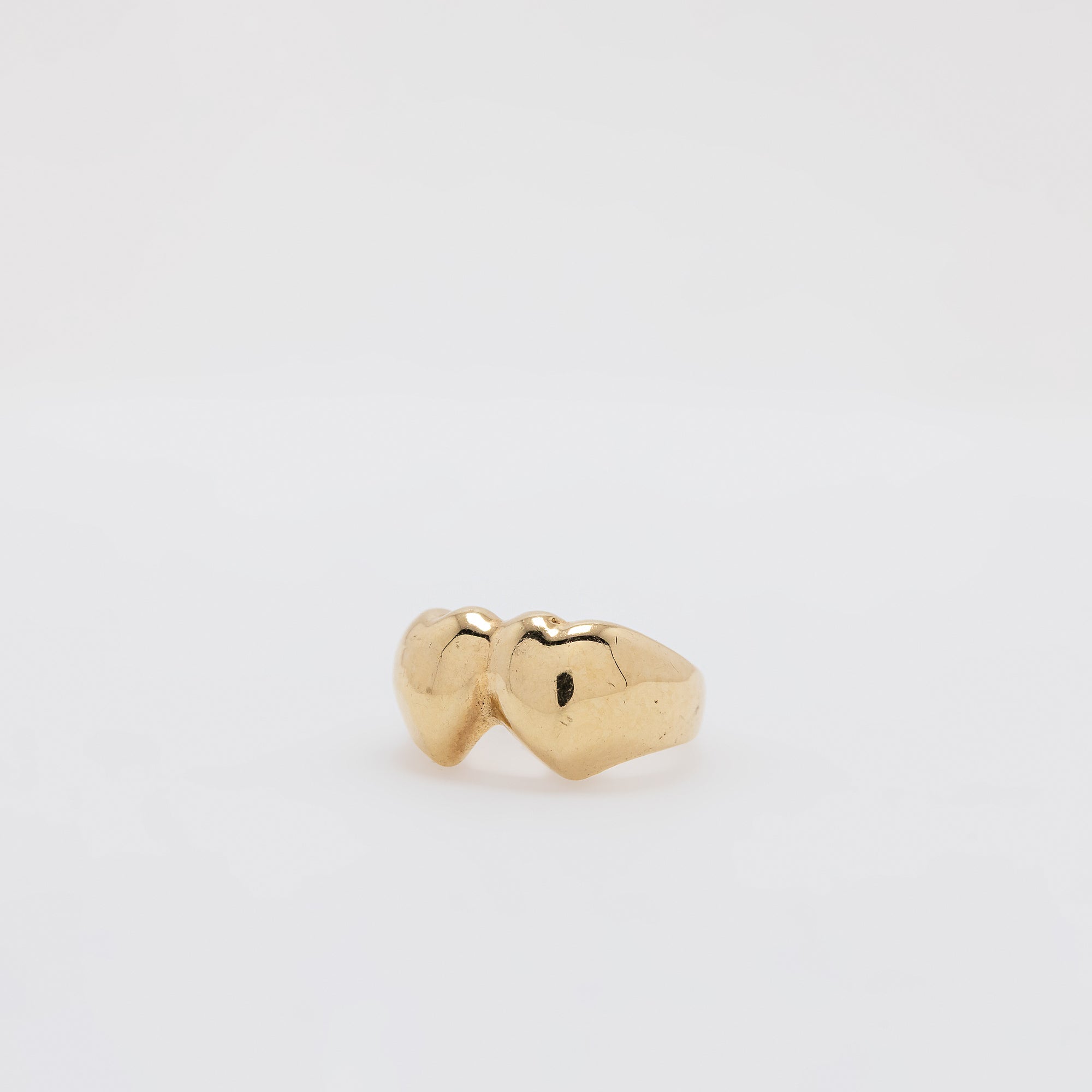 Double Puffed Love Ring