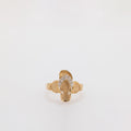 Diamond Strap Slippah Ring [Size 6.25]